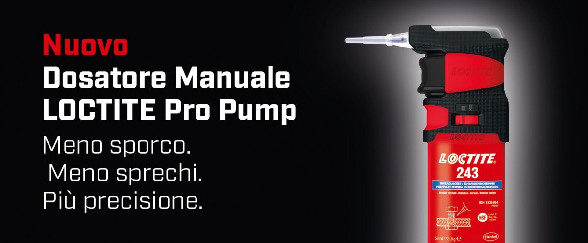 Nuova LOCTITE PRO PUMP, il dosatore manuale peristaltico per frenafiletti -  News - Nuova Caser S.r.l. - Piacenza